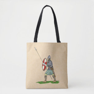 Tote Bag Guerrier médiéval anglais/saxon