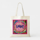 Tote Bag Guerrier Plutôt rose Boho Inspirivity (Dos)
