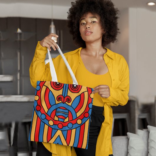 Tote Bag Guerrier tribal africain