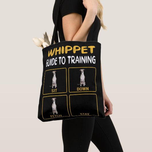 Tote Bag Guide Whippet Pour L'Entraînement De L'Obéissance (De près)