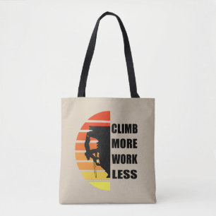 Tote Bag Guillemets d'escalade rock motivationnel