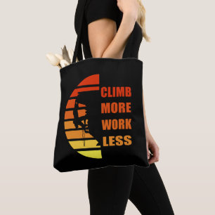 Tote Bag Guillemets d'escalade rock motivationnel