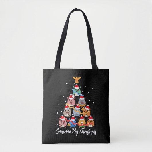 Tote Bag Guinea Pig Christmas (Devant)