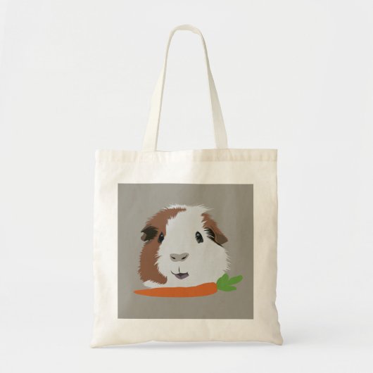 Tote Bag Guinea Pig with Carrot (Devant)