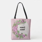 Tote Bag Guirlande de roses (Dos)