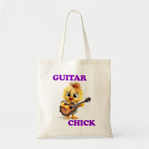 Tote Bag Guitar Chick