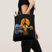 Tote Bag Guitar Lake Shadow (De près)