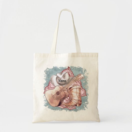 Tote Bag Guitare Country (Devant)