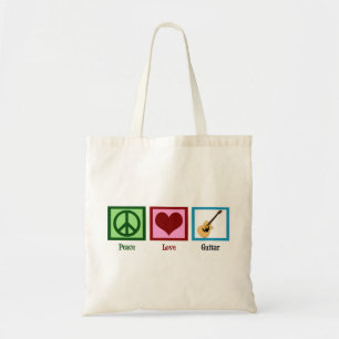 Tote Bag Guitare d'amour de paix