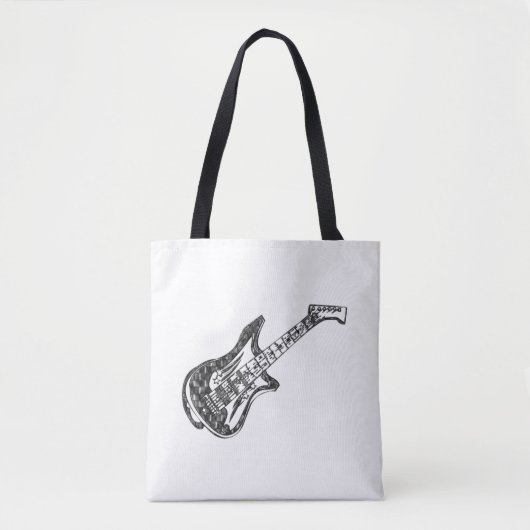Tote Bag Guitare électrique (Devant)