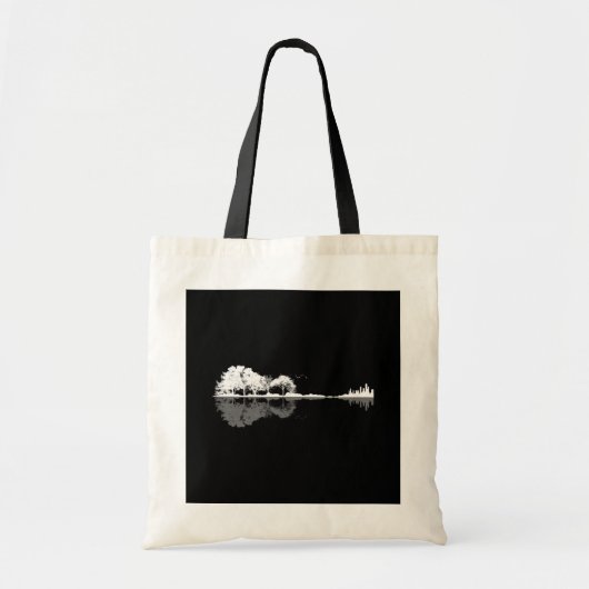 Tote Bag Guitare naturelle (Devant)