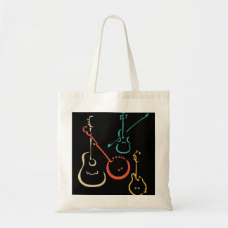 Tote Bag Guitariste Lover Guitariste Retro bluegrass mandol