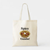 Tote Bag Gumbo Nourriture Gumbo Épicé (Dos)