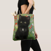 Tote Bag Gustav Klimt Kitten (De près)
