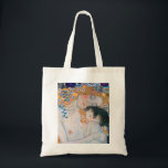 Tote Bag Gustav Klimt - Mère et Enfant<br><div class="desc">Mère et Enfant (détail de trois ans de femme) - Gustav Klimt,  Huile sur toile,  1905</div>