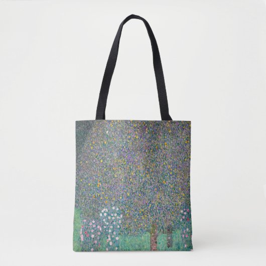 Tote Bag Gustav Klimt - Rosiers sous les arbres (Devant)