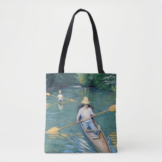 Tote Bag Gustave Caillebotte - Skiffs on the Yerres (Devant)