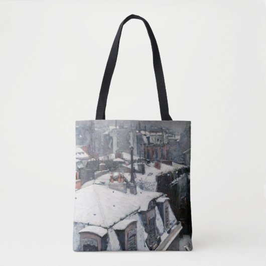 Tote Bag Gustave Caillebotte - Toits dans la neige (Devant)