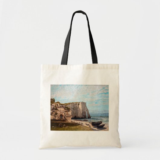 Tote Bag Gustave Courbet - Falaises à Etretat après la temp (Devant)