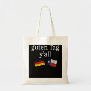 Tote Bag Guten Tag Y'all Prost German Texas Oktoberfest