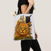 Tote Bag Guys Am I Cooked? Funny Cat Meme Panic Reaction (De près)