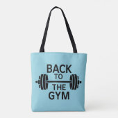 Tote Bag Gym Barbell (Dos)