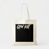Tote Bag Gym Rat Cadeaux Hommes Vêtements Essentiels Hustle (Devant)
