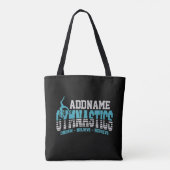 Tote Bag Gymnaste AJOUTER LE NOM Gymnastique Équipe Backben (Dos)