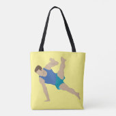 Tote Bag Gymnaste masculin (Dos)