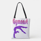 Tote Bag Gymnaste Power Tumbling Purple Metallen (Dos)