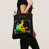 TOTE BAG GYMNASTICS FOURRE-TOUT AVEC NOM PERSONNALISÉ ! (De près)