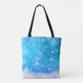 Tote Bag Gymnastique Balayage de flocon de neige (Dos)