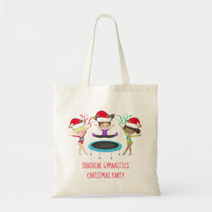 Tote Bag Gymnastique de Noël Gymnaste Personnalisé Enfants