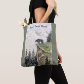 Tote Bag H. Bullock Webster - Bear on Cliff (De près)