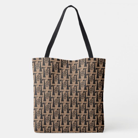 Tote Bag H élégant (Dos)