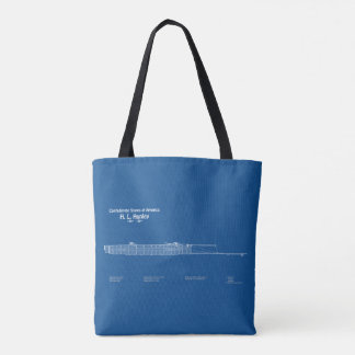 Tote Bag H. L. Hunley - Plan directeur des navires