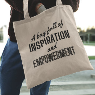Tote Bag Habilitation de l'élégance du message inspirant