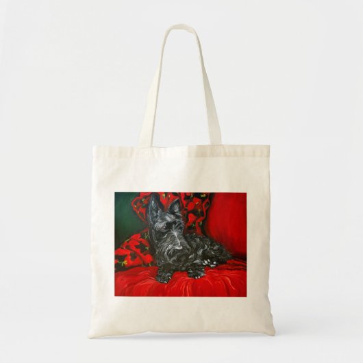 Tote Bag Haggis Terrier écossais (Devant)