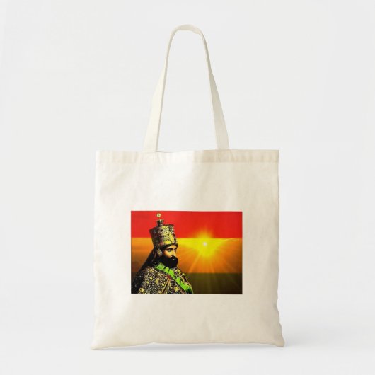 Tote Bag Haile Selassie Empire of Ethiopia Rastafari (Devant)