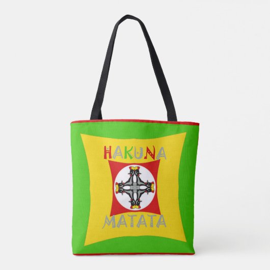 Tote Bag Hakuna Matata Conception personnalisée (Dos)