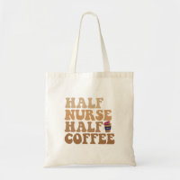 Half Coffee Half Nurse Funny Nurse Amateurs de caf