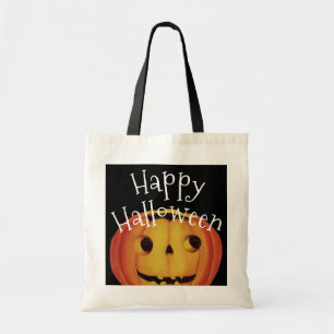Tote Bag Halloween à l'ancienne, Citrouille (jack-o'-lanter