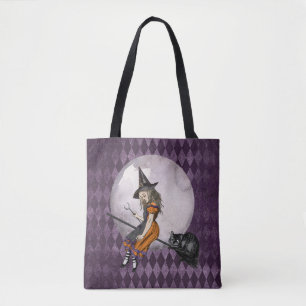 Tote Bag Halloween Alice au pays des merveilles Cheshire Ca