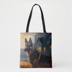 Tote Bag Halloween allemand mouton effrayant