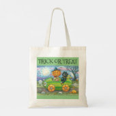 TOTE BAG HALLOWEEN AMIS, JACK & BLACK CAT TRICK OU TRAITEME (Dos)