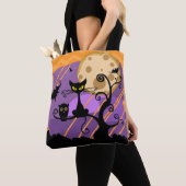 Tote Bag Halloween amusant et Éffrayant (De près)