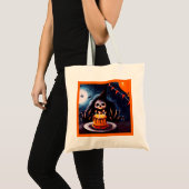 Tote Bag Halloween - Anniversaire 4 (Devant (produit))
