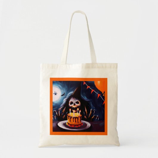 Tote Bag Halloween - Anniversaire 4 (Devant)