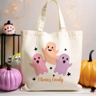 Tote Bag Halloween bonbons Trick ou traitement personnalisé