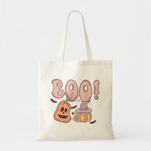 Tote Bag Halloween Boo (Devant)